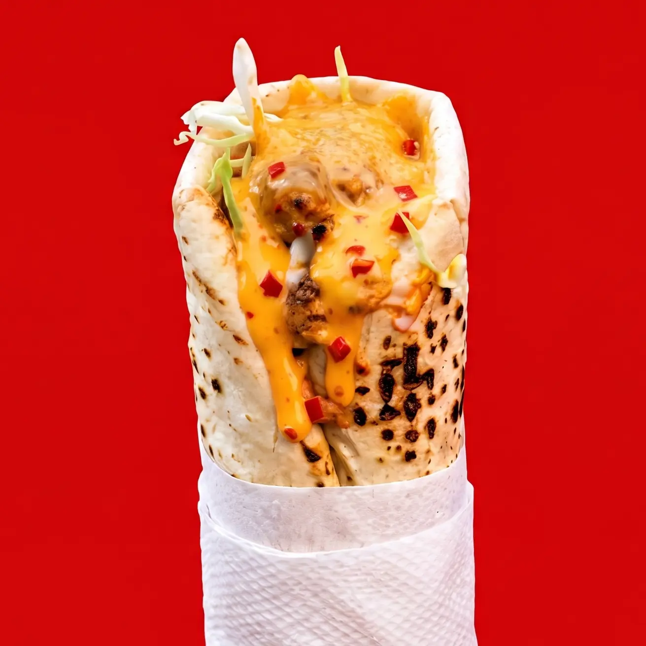 Chicken Shawarma with Chilli Cheese